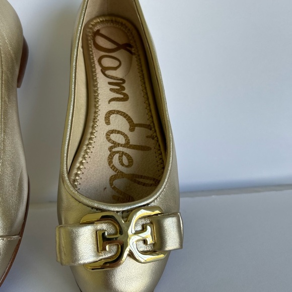 Sam Edelman Women's Mage Gold Ballet Flats Size 5 - Picture 3 of 6